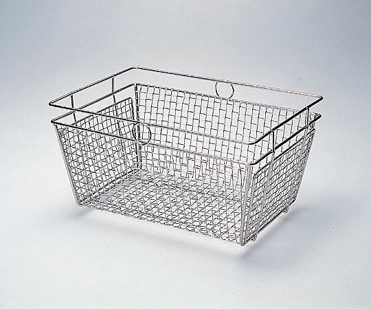 AS ONE 4-101-02 Stainless Cleaning Basket SS Small 300 x 200 x 160mm